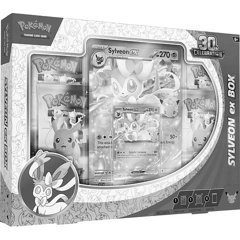 AGOTADO (Preventa 1) Pokémon TCG: 30th Celebration - EX Box Sylveon (Inglés)