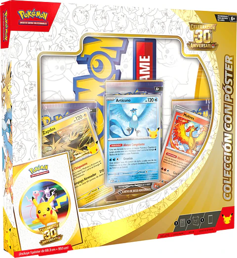 (Preventa 2) Pokémon TCG: 30th Celebration - Poster Collection (Inglés)