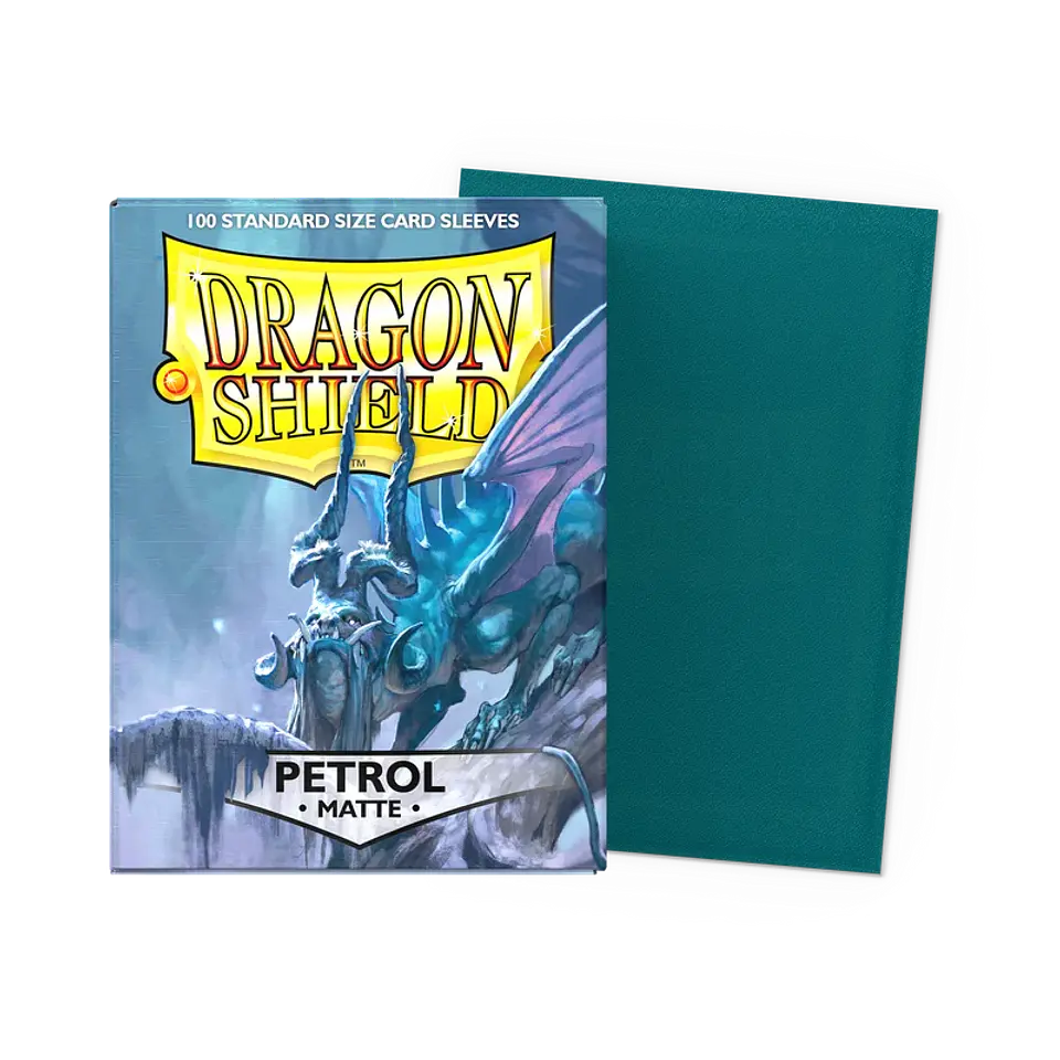 Protectores Dragon Shield Matte - Petrol (100 un.) 1