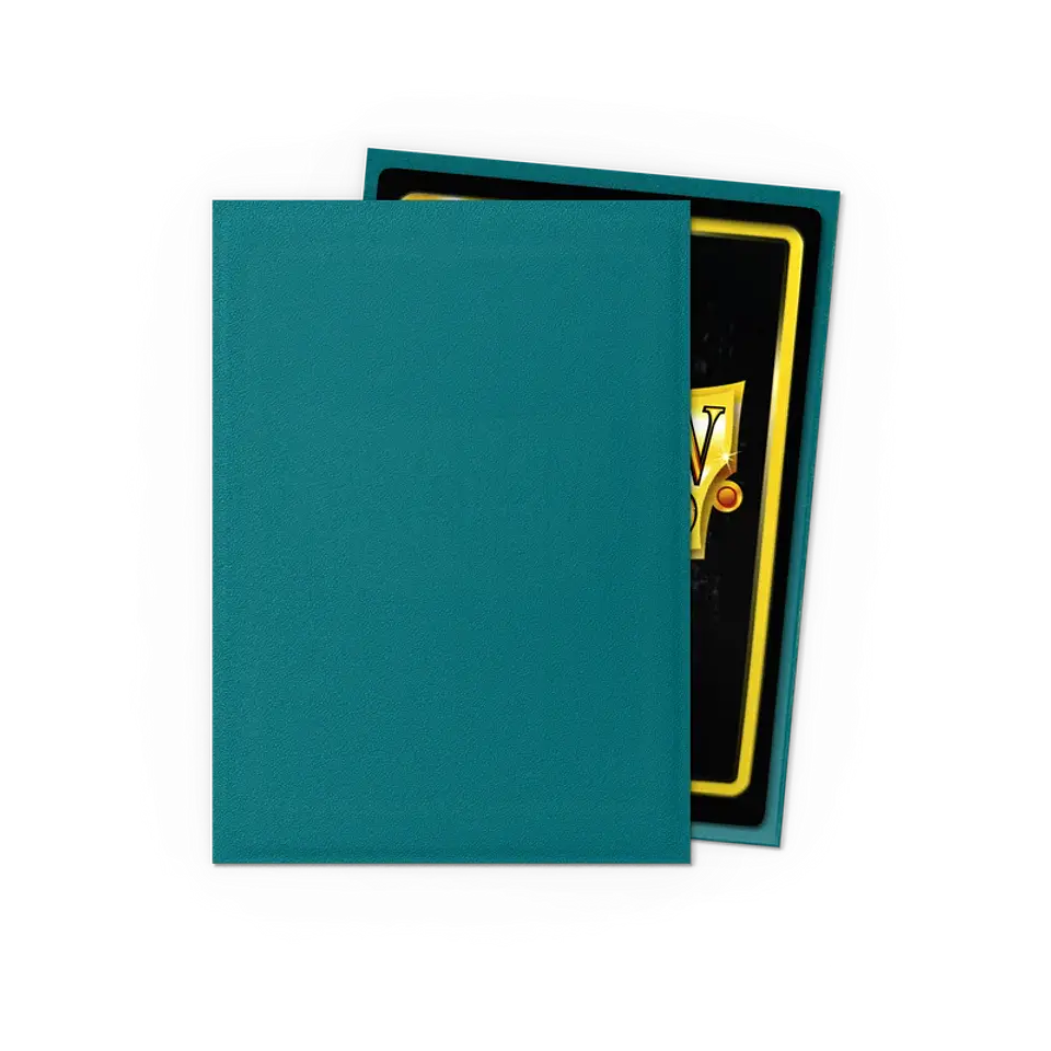 Protectores Dragon Shield Matte - Petrol (100 un.) 2