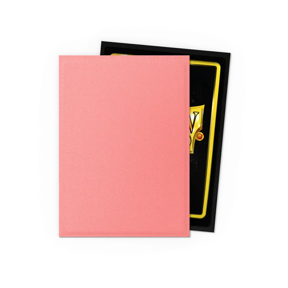 Protectores Dragon Shield Dual Matte - Peach (100 un.) 2