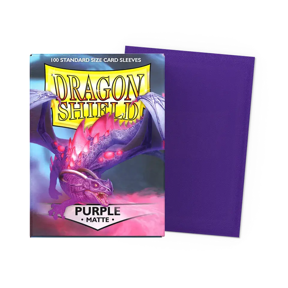 Protectores Dragon Shield Matte - Purple (100 un.) 1