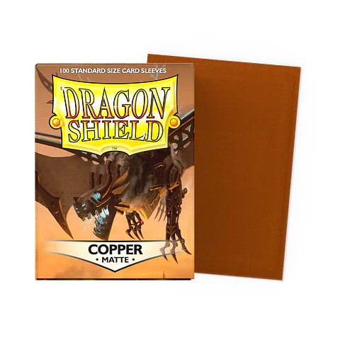 Protectores Dragon Shield Matte - Copper (100 un.)