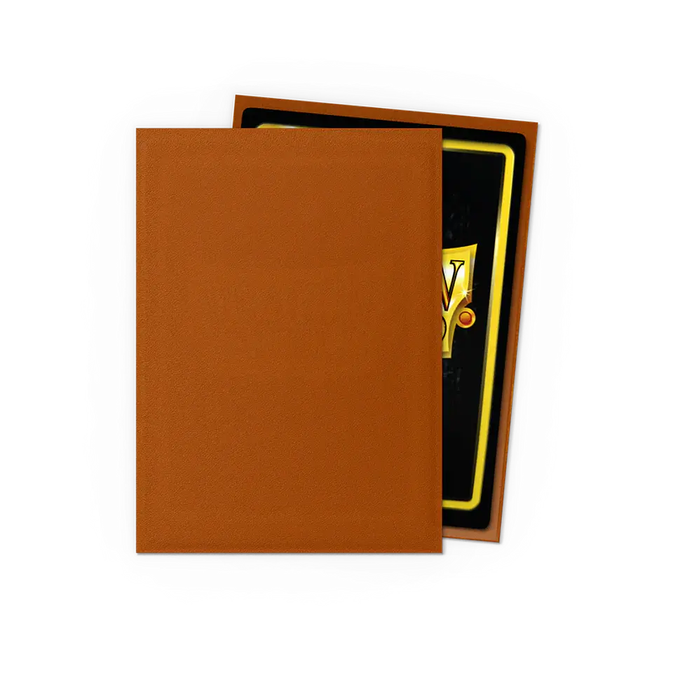 Protectores Dragon Shield Matte - Copper (100 un.) 2