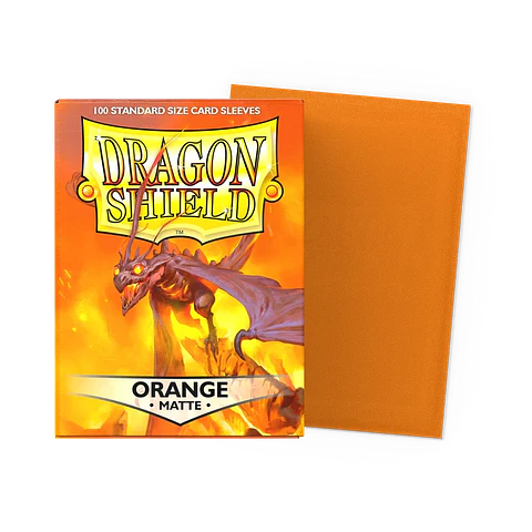 Protectores Dragon Shield Matte - Orange (100 un.)