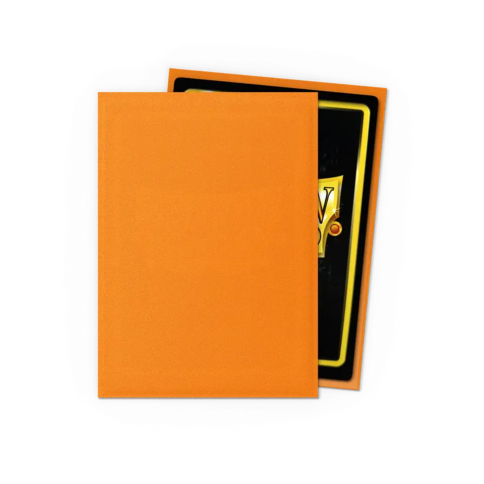 Protectores Dragon Shield Matte - Orange (100 un.) 2