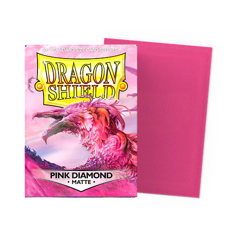 Protectores Dragon Shield Matte - Pink Diamond (100 un.)