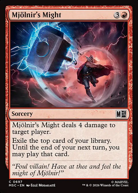Mjölnir's Might | Inglés | NM | MSC