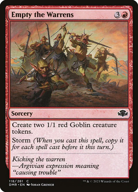 Empty the Warrens | Inglés | NM | DMR