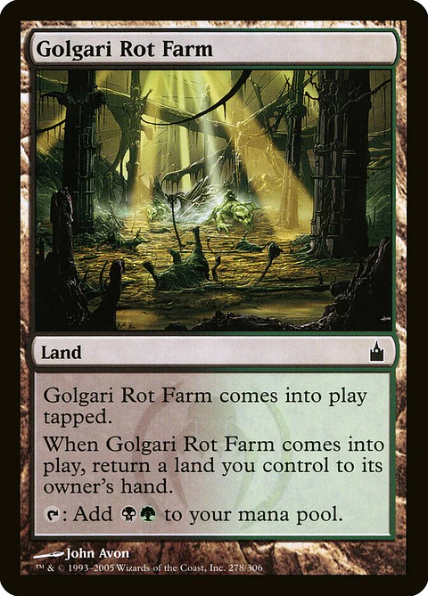 Golgari Rot Farm | Español | EX | RAV