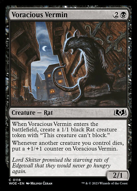 Voracious Vermin (foil) | Inglés | NM | WOE