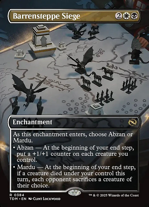Barrensteppe Siege (Borderless foil) | Inglés | NM | TDM