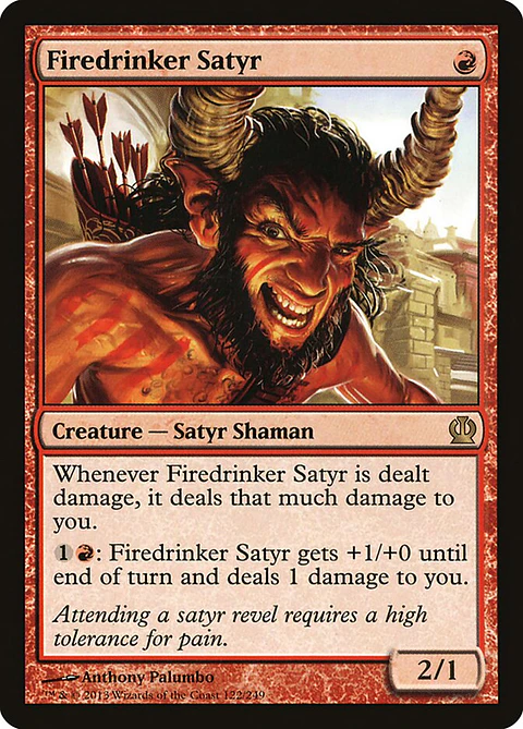Firedrinker Satyr | Español | NM | THS