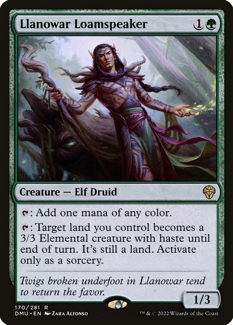 Llanowar Loamspeaker | Español | NM | DMU 1