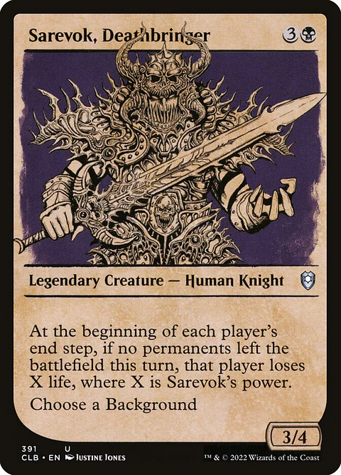 Sarevok, Deathbringer (Showcase) | Español | NM | CLB