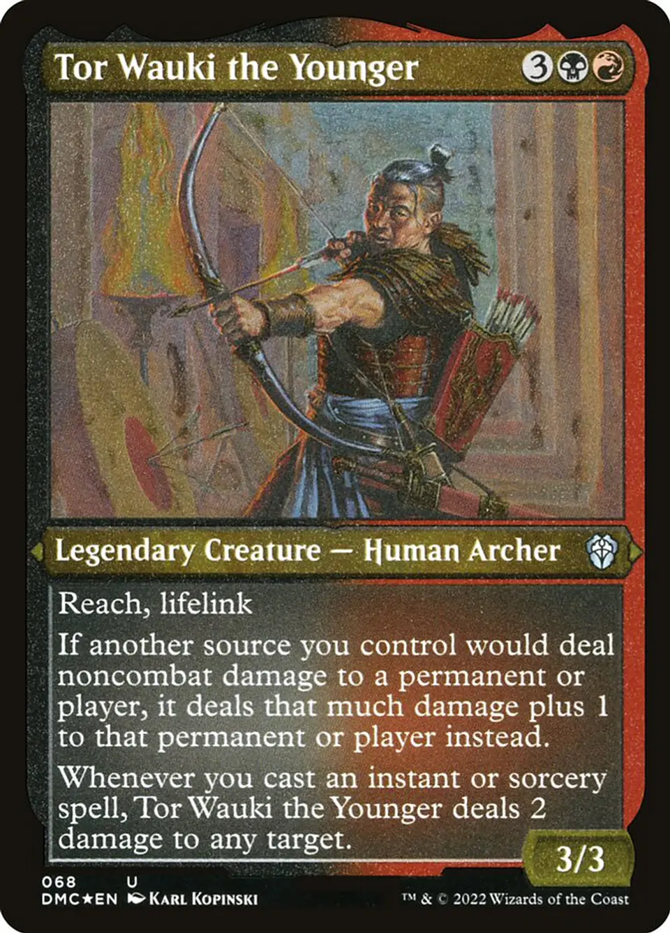 Tor Wauki the Younger (Etched) | Inglés | EX | DMC 1