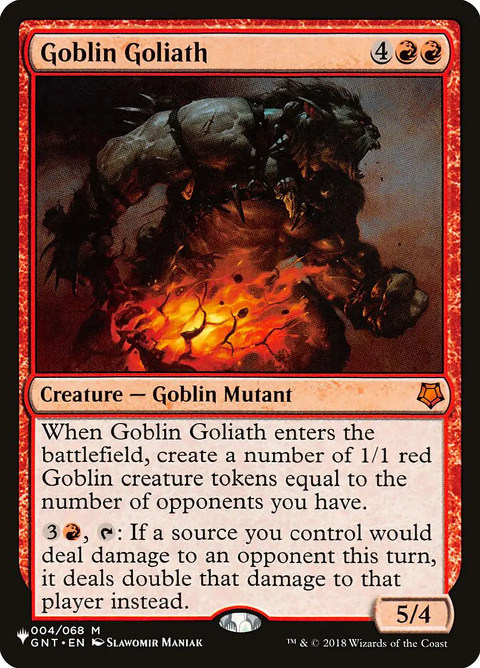 Goblin Goliath | Inglés | NM | PLST 1