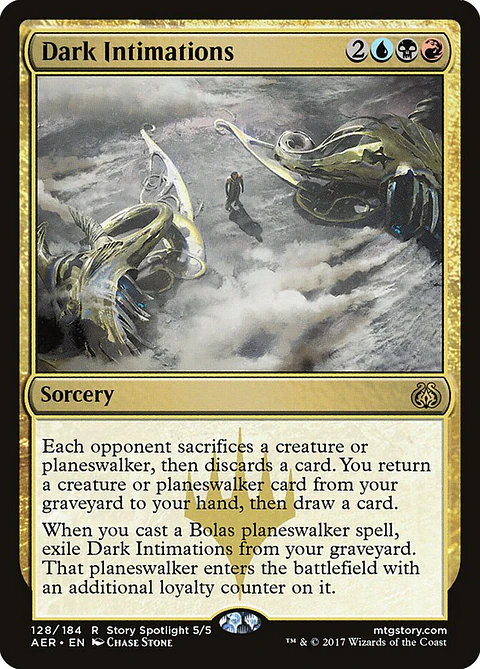 Dark Intimations (foil) | Inglés | EX | AER