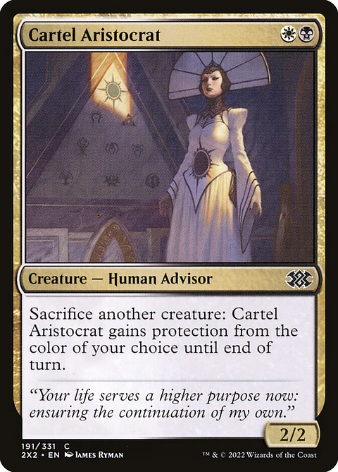 Cartel Aristocrat | Inglés | NM | 2X2