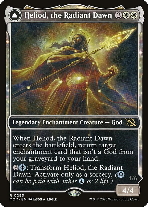 Heliod, the Radiant Dawn // Heliod, the Warped Eclipse (Showcase) | Español | NM | MOM