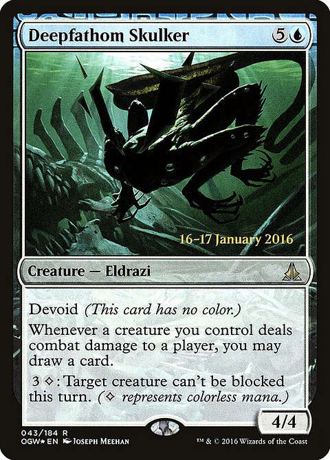 Deepfathom Skulker (Launch foil) | Español | NM | POGW