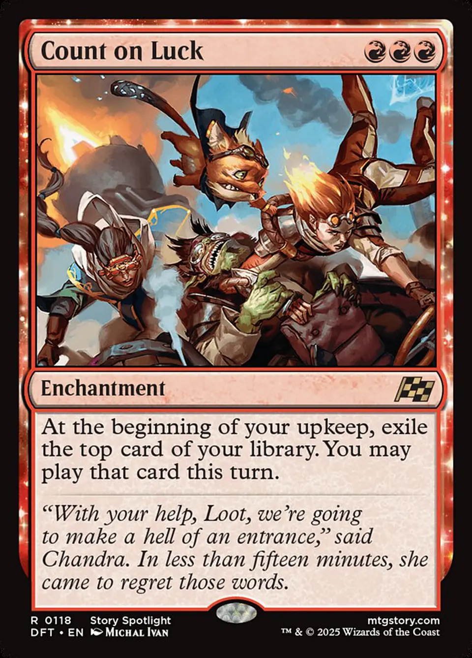 Count on Luck | Español | NM | DFT 1