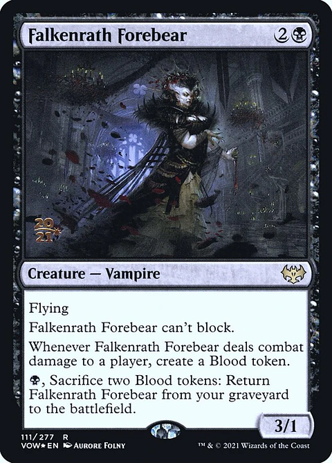 Falkenrath Forebear (Launch foil) | Español | NM | PVOW