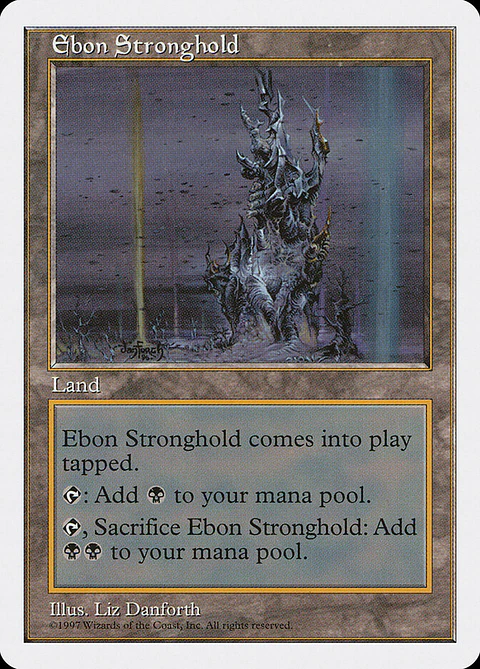 Ebon Stronghold (Retro Frame) | Español | HP | 5ED