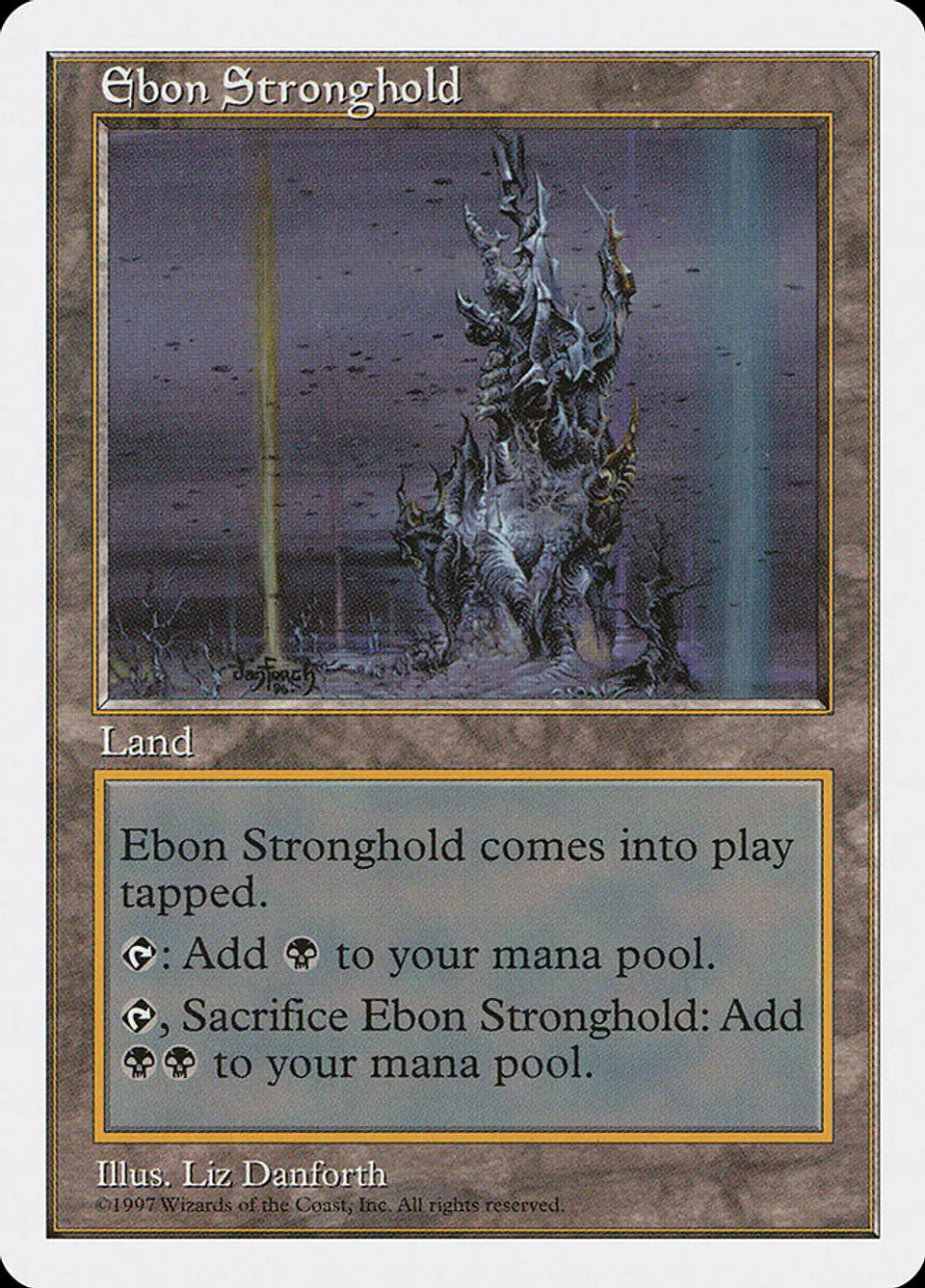 Ebon Stronghold (Retro Frame) | Español | HP | 5ED 1
