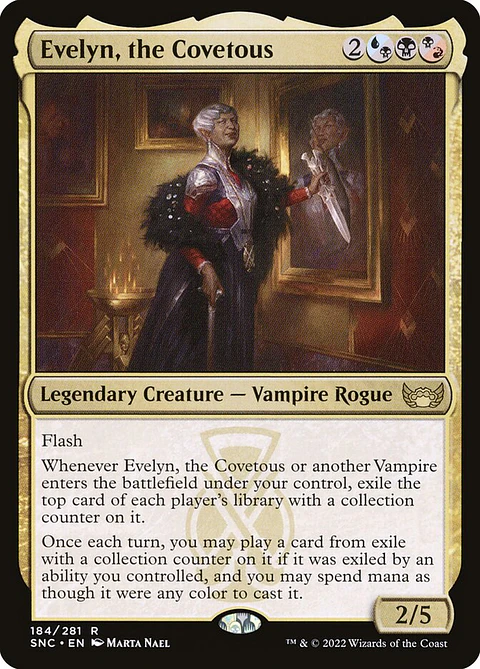 Evelyn, the Covetous (foil) | Español | NM | SNC