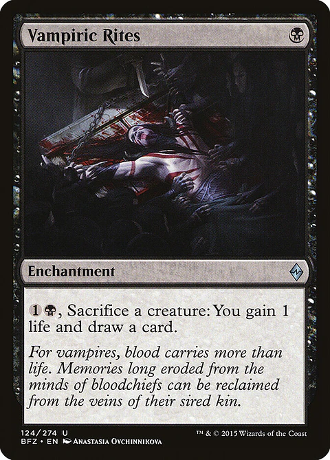 Vampiric Rites | Español | NM | BFZ