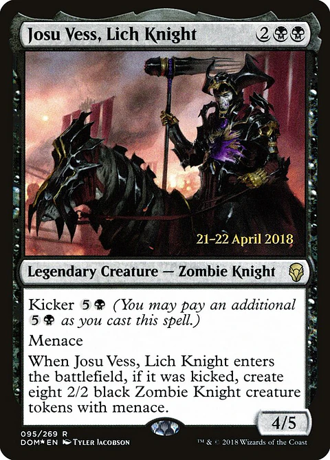 Josu Vess, Lich Knight (Launch foil) | Español | NM | PDOM