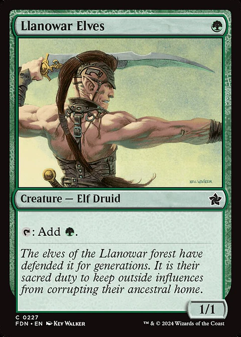 Llanowar Elves | Español | NM | FDN