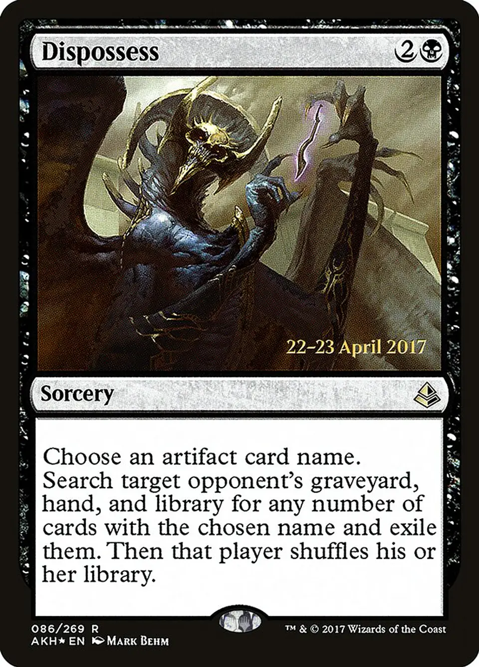 Dispossess (Launch foil) | Español | NM | PAKH 1
