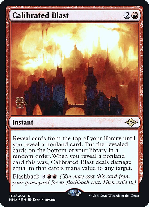 Calibrated Blast (Launch foil) | Español | NM | PMH2