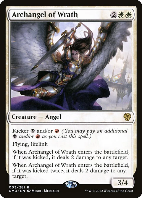 Archangel of Wrath (foil) | Español | NM | PDMU