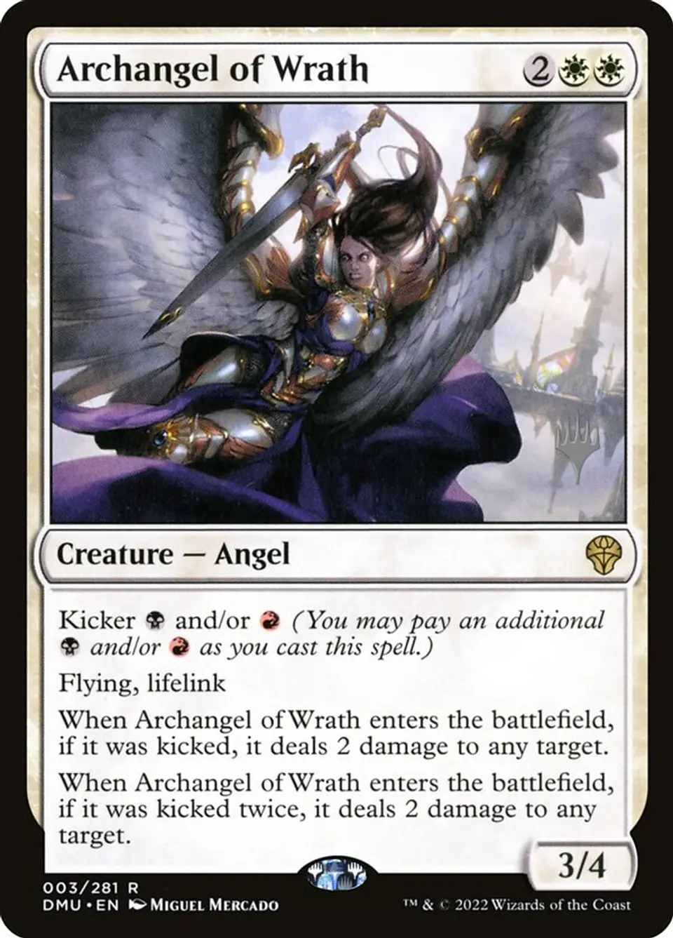 Archangel of Wrath (foil) | Español | NM | PDMU 1