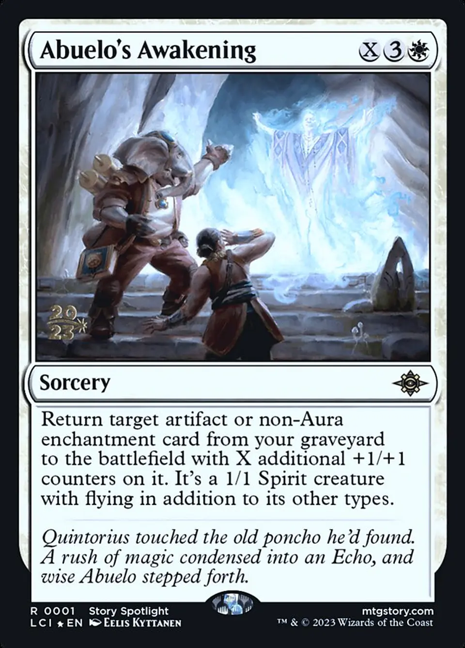 Abuelo's Awakening (Launch foil) | Español | NM | PLCI 1