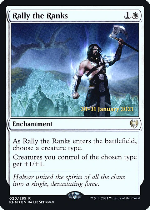Rally the Ranks (Launch foil) | Español | NM | PKHM