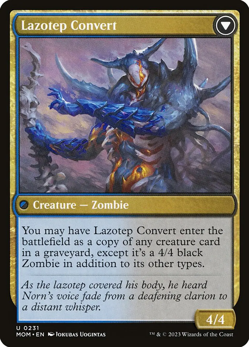 Invasion of Amonkhet // Lazotep Convert | Inglés | NM | MOM 2