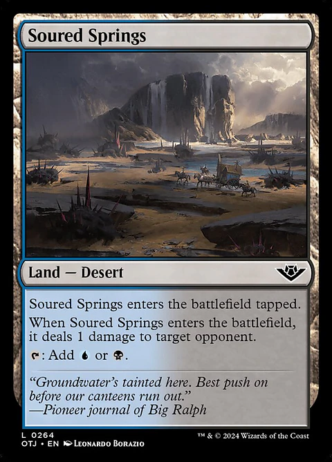 Soured Springs | Inglés | NM | OTJ