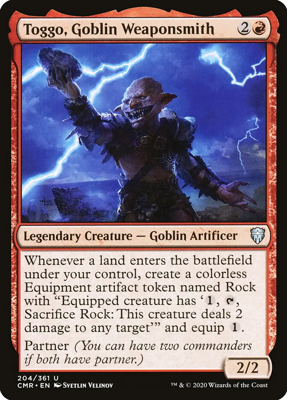 Toggo, Goblin Weaponsmith | Inglés | NM | CMR 1