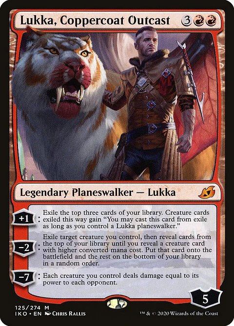 Lukka, Coppercoat Outcast | Español | NM | IKO