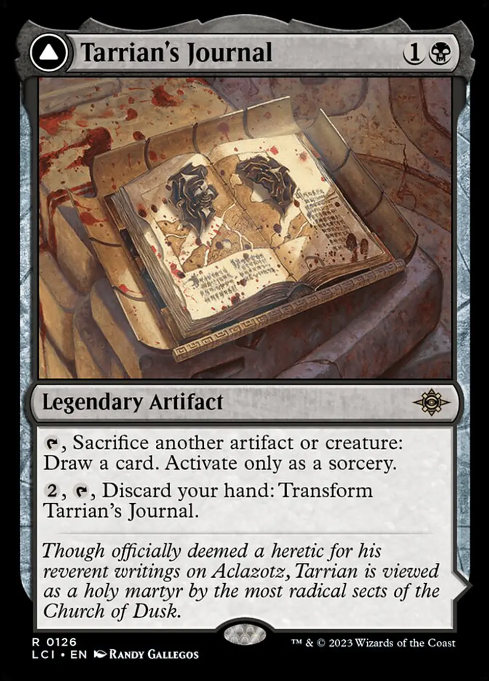 Tarrian's Journal // The Tomb of Aclazotz | Inglés | NM | LCI 1