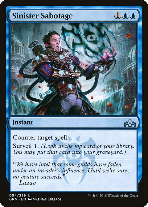 Sinister Sabotage | Español | EX | GRN