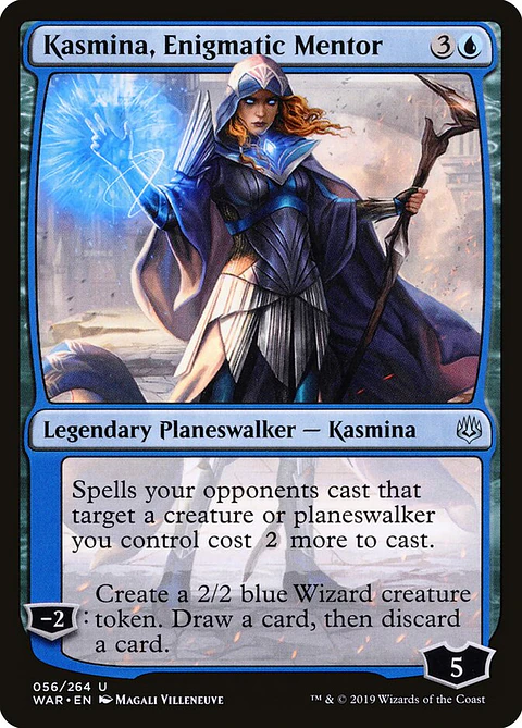 Kasmina, Enigmatic Mentor | Inglés | NM | WAR
