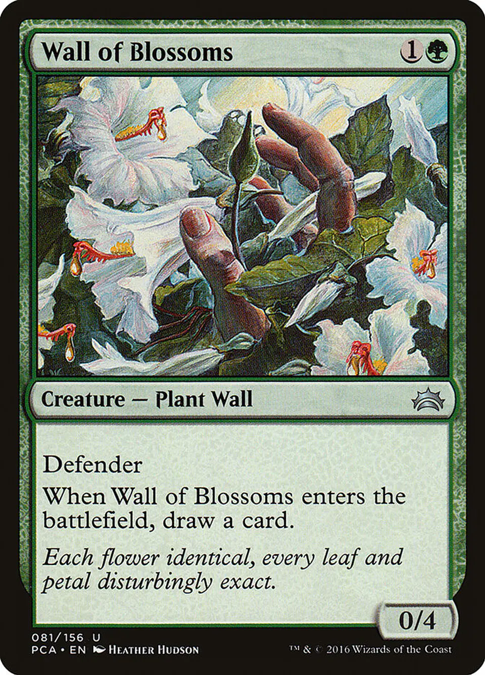 Wall of Blossoms | Inglés | NM | PCA 1