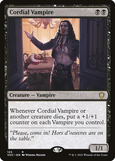 Cordial Vampire | Inglés | NM | VOC