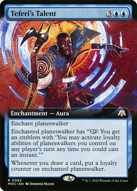 Teferi's Talent (Extended Art) | Inglés | NM | MOC