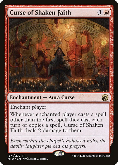 Curse of Shaken Faith | Español | NM | MID